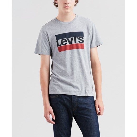 Koszulka męska Levi's® Logo Graphic Tee 39636-0002 - SZARY  Levi's® L sneakerstudio.pl