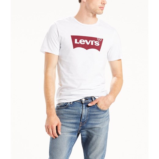 Koszulka męska Levi's® Graphic Setin Neck 17783-0140 - BIAŁY  Levi's® L sneakerstudio.pl