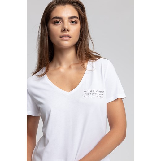 T-shirt damski TSD415 - biały