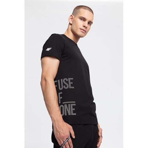 T-shirt męski TSM255 - głęboka czerń