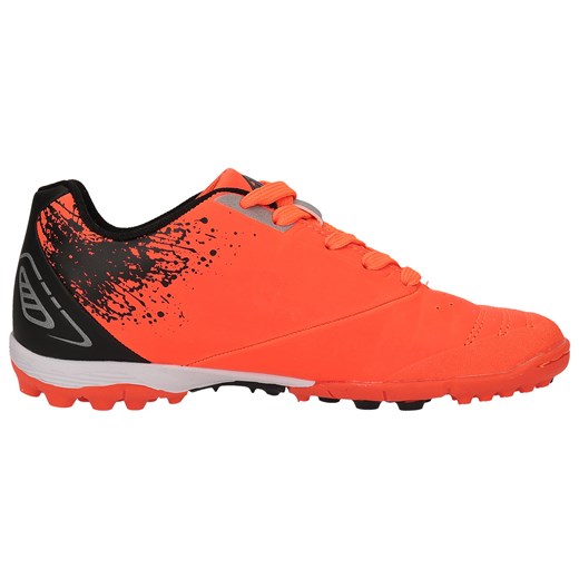 Buty piłkarskie dla dużych dzieci (chłopców) JOBMP400T - pomarańcz neon