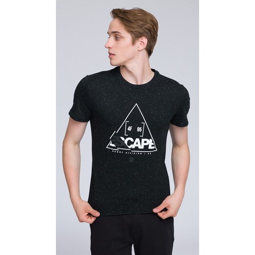 T-shirt męski TSM222 - głęboka czerń