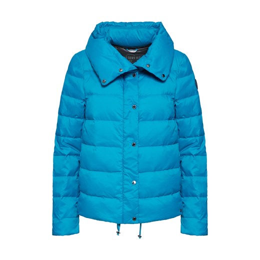 Niebieska kurtka damska S.oliver Red Label krótka bez kaptura zimowa casual 