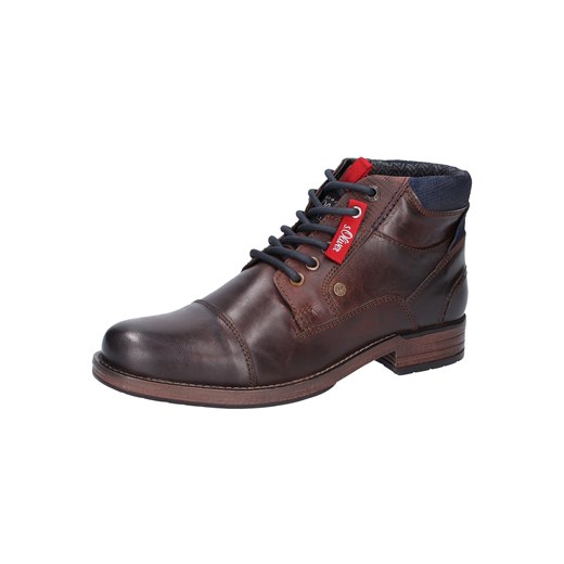 S.oliver Red Label buty zimowe męskie skórzane sznurowane 