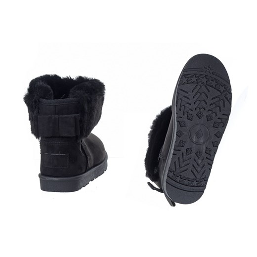 Śniegowce damskie Family Shoes ze skóry ekologicznej na zimę 