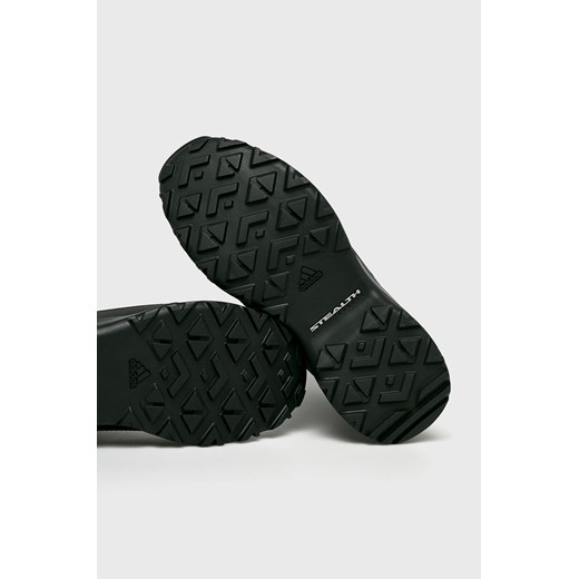 Czarne buty trekkingowe męskie Adidas Performance sznurowane sportowe 