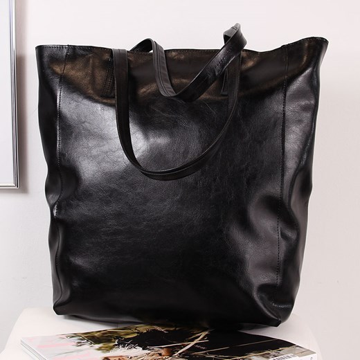 Shopper bag Dan-A na ramię elegancka lakierowana 