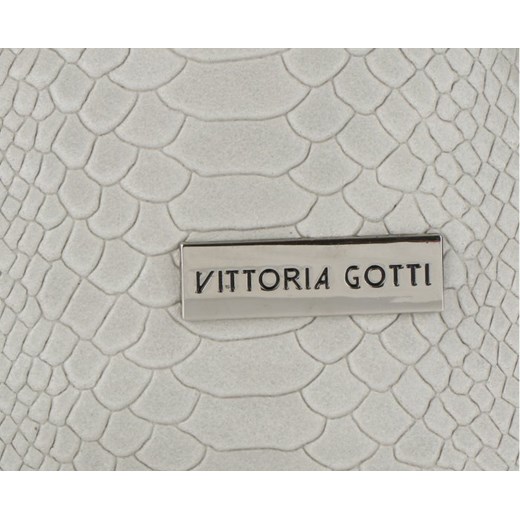 Shopper bag Vittoria Gotti skórzana 