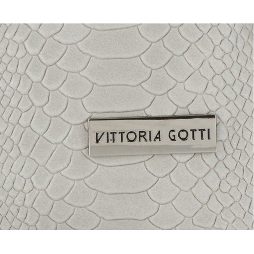 Shopper bag Vittoria Gotti skórzana