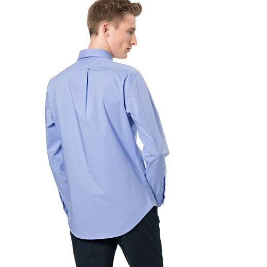 Koszula męska Polo Ralph Lauren z klasycznym kołnierzykiem bawełniana bez wzorów z długimi rękawami wiosenna 