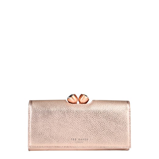 Portfel damski Ted Baker złoty gładki