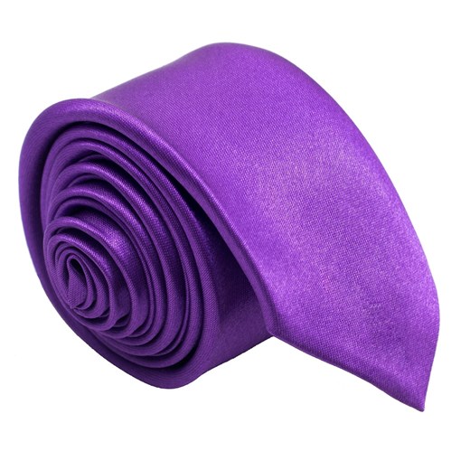 Krawat fioletowy E-spinki.pl 