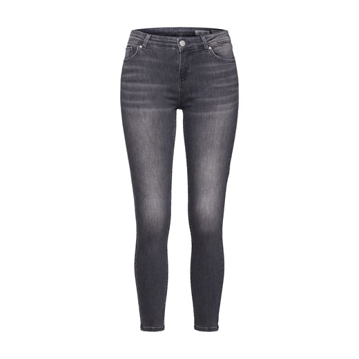 Jeansy damskie Review jeansowe w miejskim stylu gładkie 