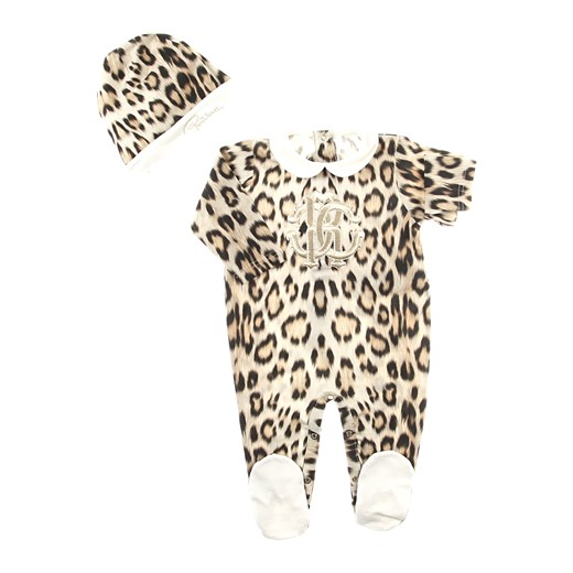 Odzież dla niemowląt Roberto Cavalli dla chłopca brązowa 