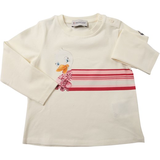 Odzież dla niemowląt Moncler z elastanu dziewczęca w nadruki 