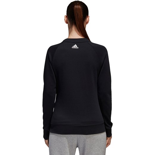 Czarna bluza sportowa Adidas Performance z napisami 