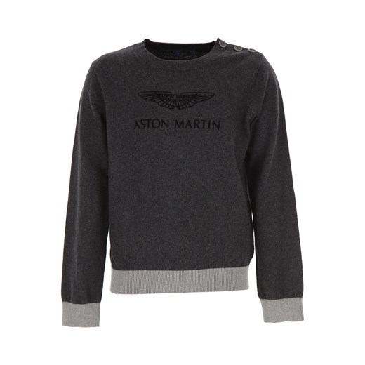 Sweter chłopięcy Aston Martin czarny 