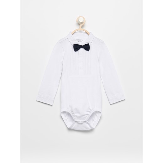 Odzież dla niemowląt Reserved chłopięca biała bez wzorów 