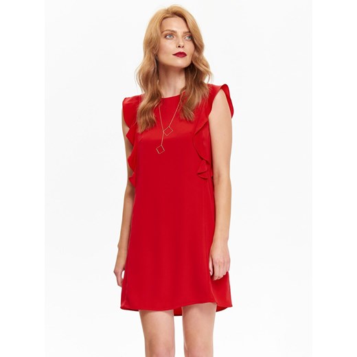 Sukienka czerwona Top Secret jesienna 