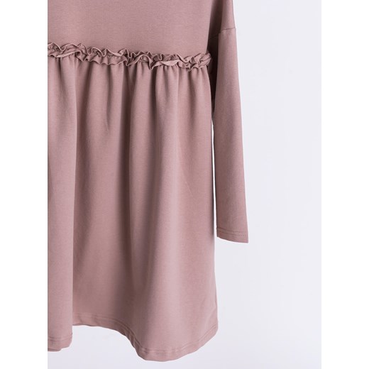 Sukienka różowa Selfieroom mini elegancka oversize na co dzień 