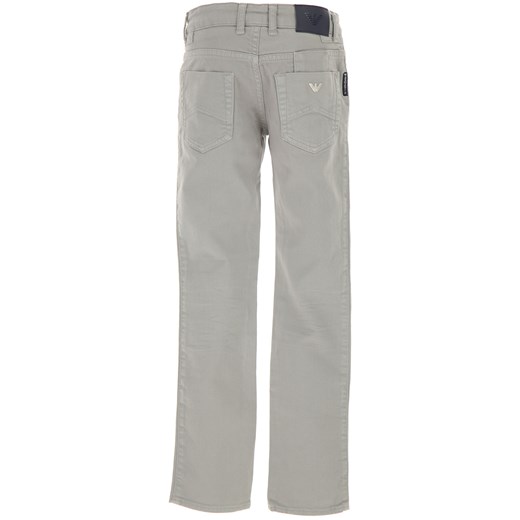 Spodnie chłopięce Emporio Armani bez wzorów z jeansu 
