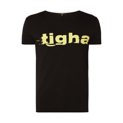 T-shirt męski Tigha z krótkim rękawem w nadruki 