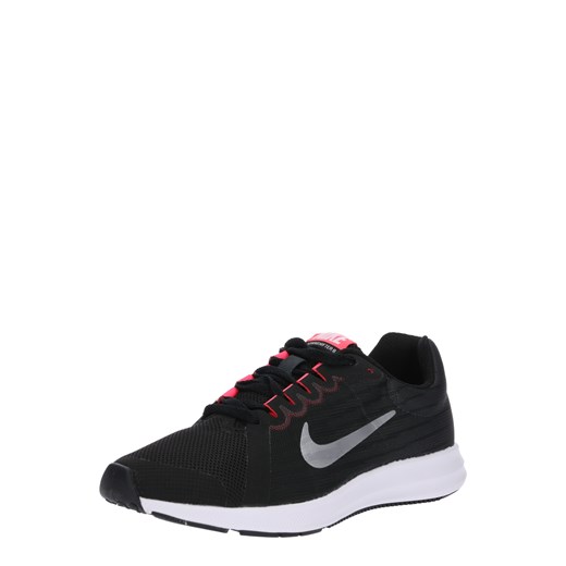 Buty sportowe dziecięce Nike czarne bez wzorów sznurowane 