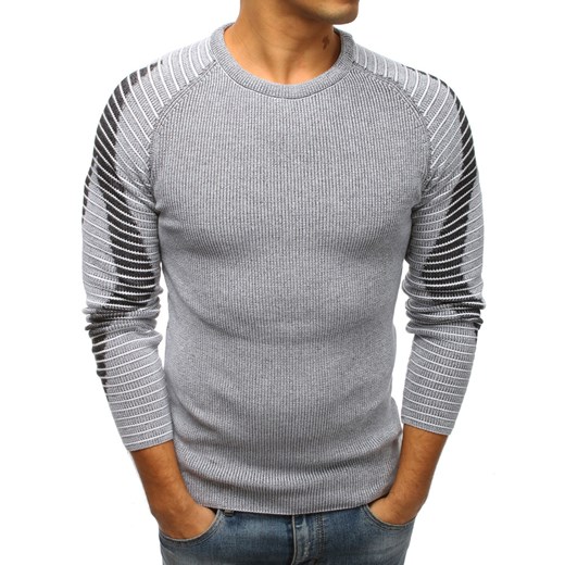 Sweter męski szary (wx1213)  Dstreet XL 