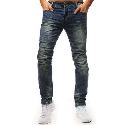Spodnie jeansowe męskie niebieskie (ux1539) Dstreet  31 