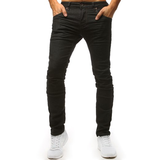 Spodnie jeansowe męskie czarne (ux1488) Dstreet  29 