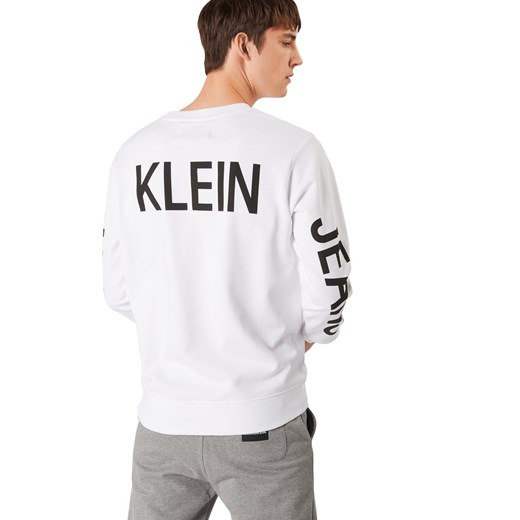 Bluza męska Calvin Klein biała bez wzorów 