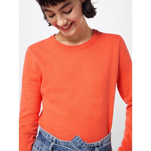 Gap sweter damski z bawełny pomarańczowa z okrągłym dekoltem 