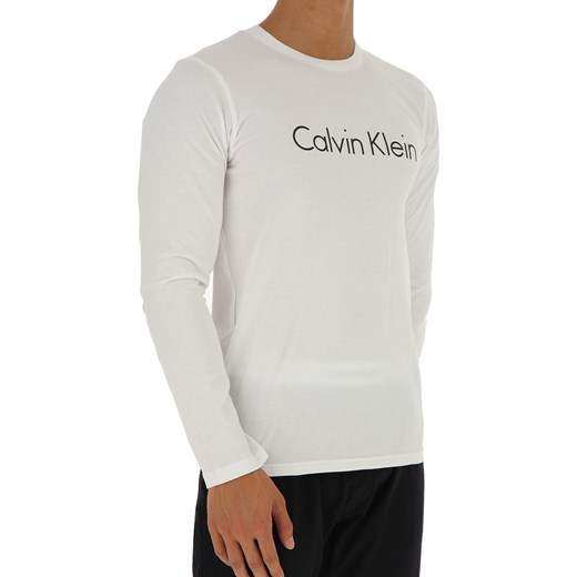 Calvin Klein Koszulka dla Mężczyzn, biały, Bawełna, 2019, L S