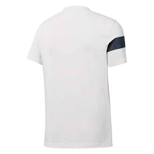T-shirt męski Reebok Classic biały z dzianiny z krótkimi rękawami 