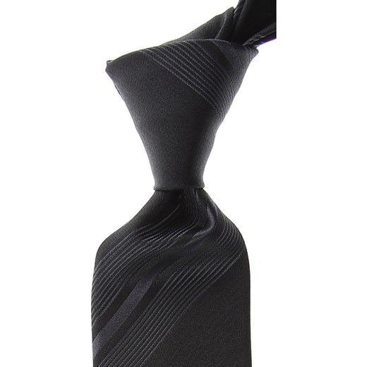 Krawat Giorgio Armani czarny 