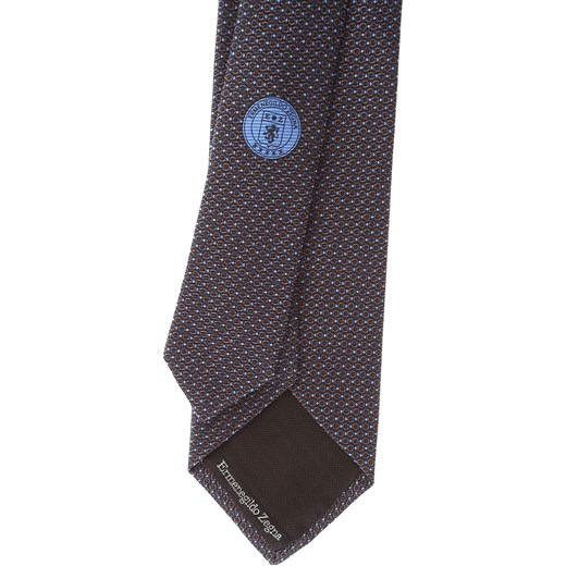 Krawat Ermenegildo Zegna bez wzorów 