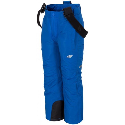 4F Spodnie narciarskie dla małych chłopców JSPMN301 niebieskie. Rozmiary 98-128  4F  SmykSport