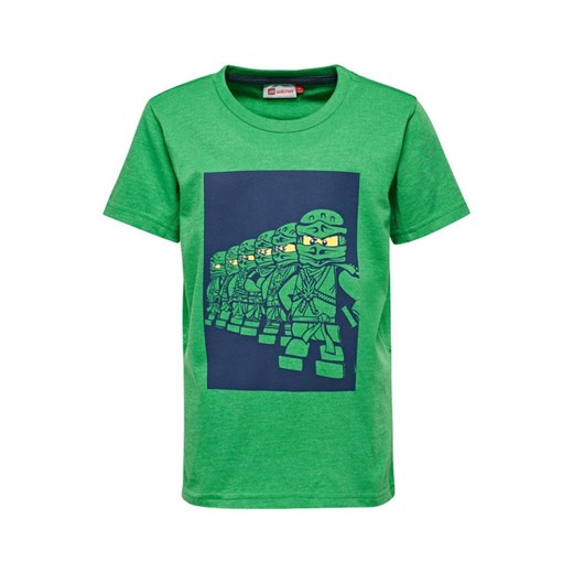 T-shirt chłopięce Lego Wear zielony z krótkimi rękawami 