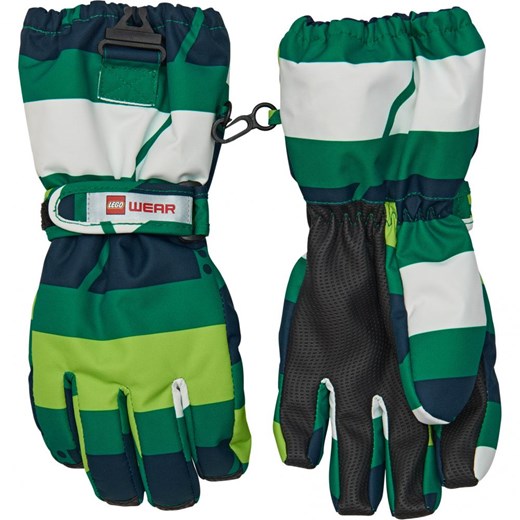 LEGO wear Rękawice Zimowe Dla Dzieci AIDEN 704 Zielony 845 Lego Wear   SmykSport