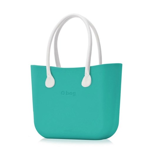 Shopper bag O Bag niebieska bez dodatków 