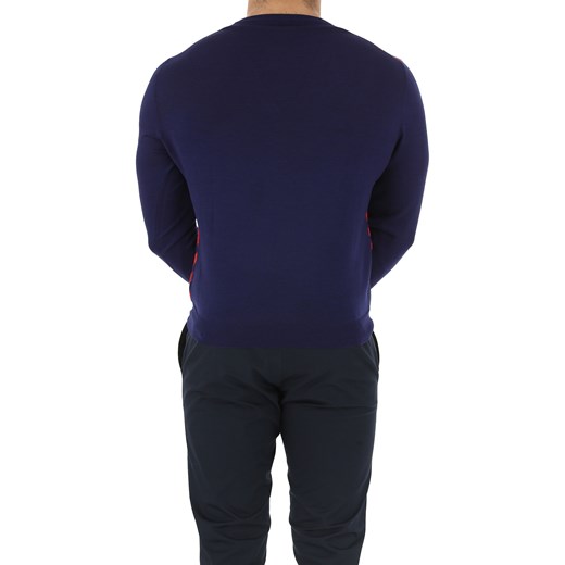Sweter męski Prada w abstrakcyjnym wzorze 
