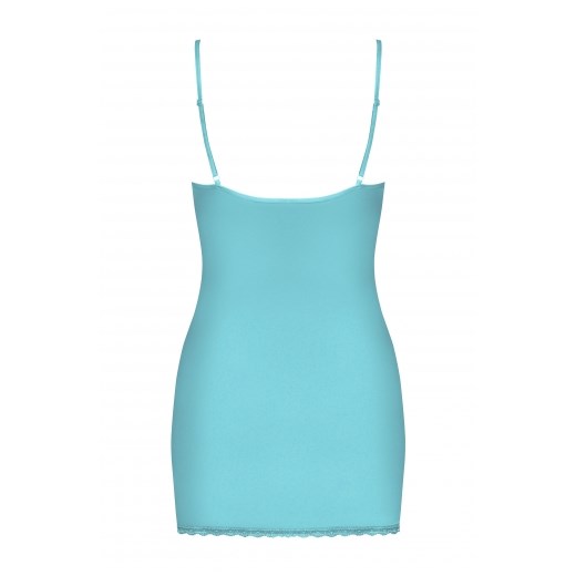 Koszulka damska ze stringami Obsessive Blackardi chemise turkusowy