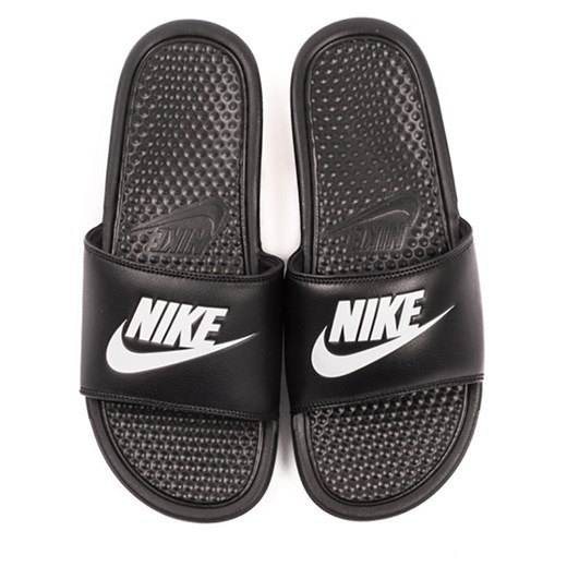 Klapki Nike Benassi Just Do It Sandal Black (343880-090)  Nike 45 okazyjna cena StreetSupply 