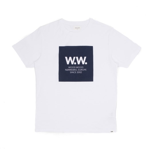 Koszulka Wood Wood WW Square T-Shirt Bright White (11815722-2334-BW)  Wood Wood M wyprzedaż StreetSupply 