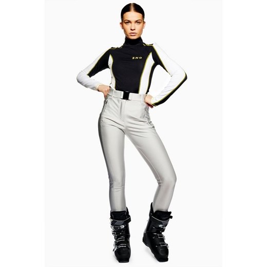 **Metallic Silver Trousers by Topshop SNO  Topshop  