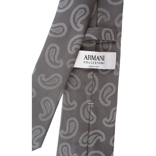Giorgio Armani Krawaty Na Wyprzedaży, Cementowy szary, Jedwab, 2019  Giorgio Armani One Size wyprzedaż RAFFAELLO NETWORK 