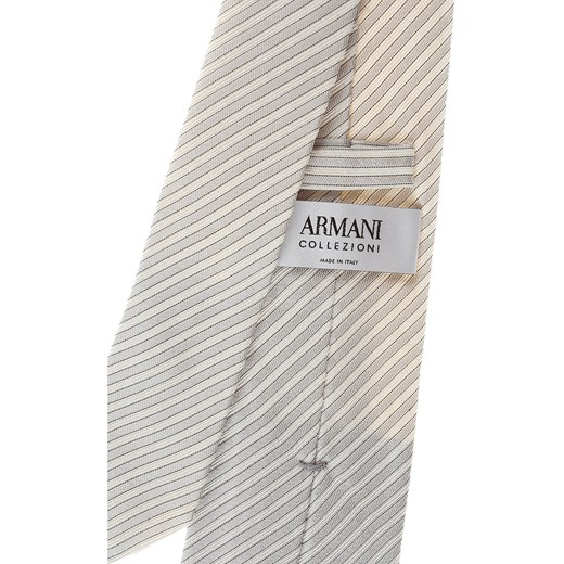 Giorgio Armani Krawaty Na Wyprzedaży, Jasny perłowy szary, Jedwab, 2019 Giorgio Armani  One Size okazja RAFFAELLO NETWORK 