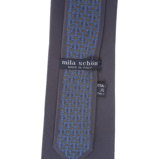 Mila Schon Krawaty Na Wyprzedaży, Szary, Jedwab, 2019  Mila Schon One Size promocja RAFFAELLO NETWORK 