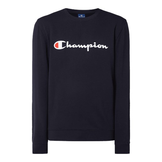 Bluzka z dzianiny dresowej o kroju comfort fit z nadrukiem z logo  Champion M Peek&Cloppenburg 