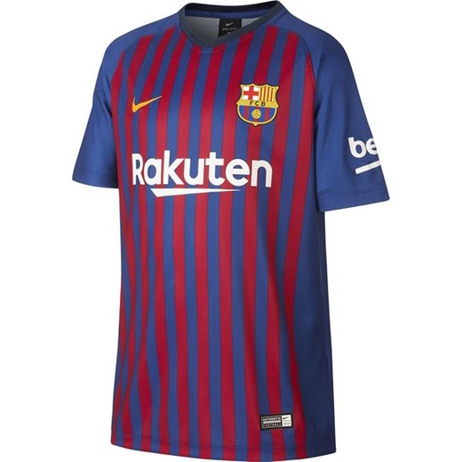 Koszulka piłkarska FC Barcelona 2018/19 Breathe Junior Nike  Nike S wyprzedaż SPORT-SHOP.pl 